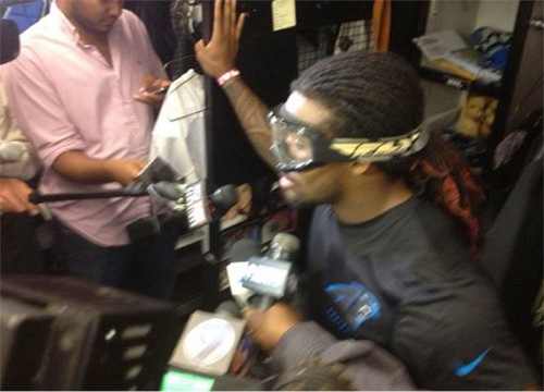 Panthers running back DeAngelo Williams steve smith 2